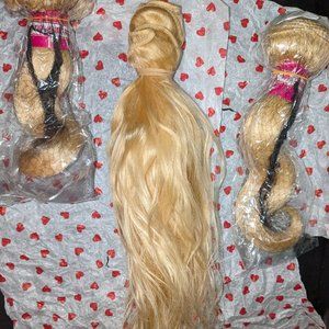 Blonde Human Hair extenstions